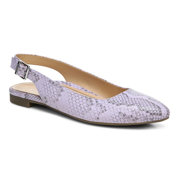 Vionic Flats Ireland - Jade Slingback Flat Snake - Womens Shoes Sale | ZFVLW-6981